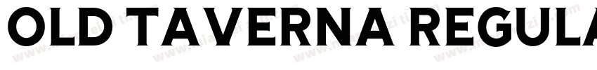 Old Taverna Regular字体转换
